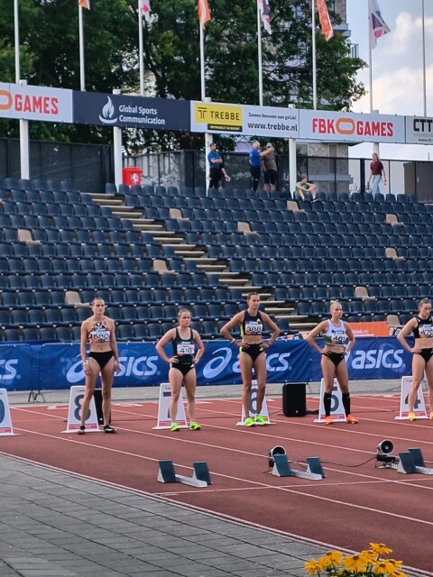 Anna Roelofs glans van eremetaal in de finale 100m op het NK senioren