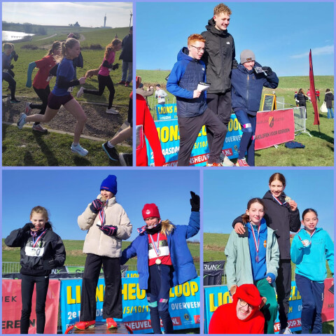 Lycurgianen trotseren kou bij Run X Mooie Nel cross