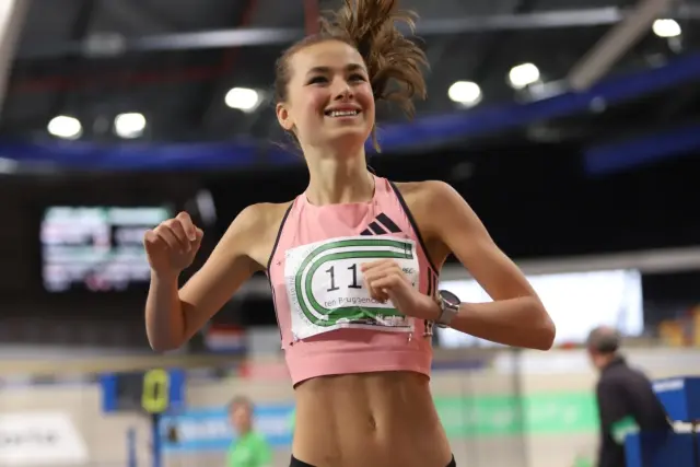 Rosalie ten Bruggencate 4e Aller Tijden AU ranglijst VU20 1500m met 4.25.81s foto Sjoerd de Roos