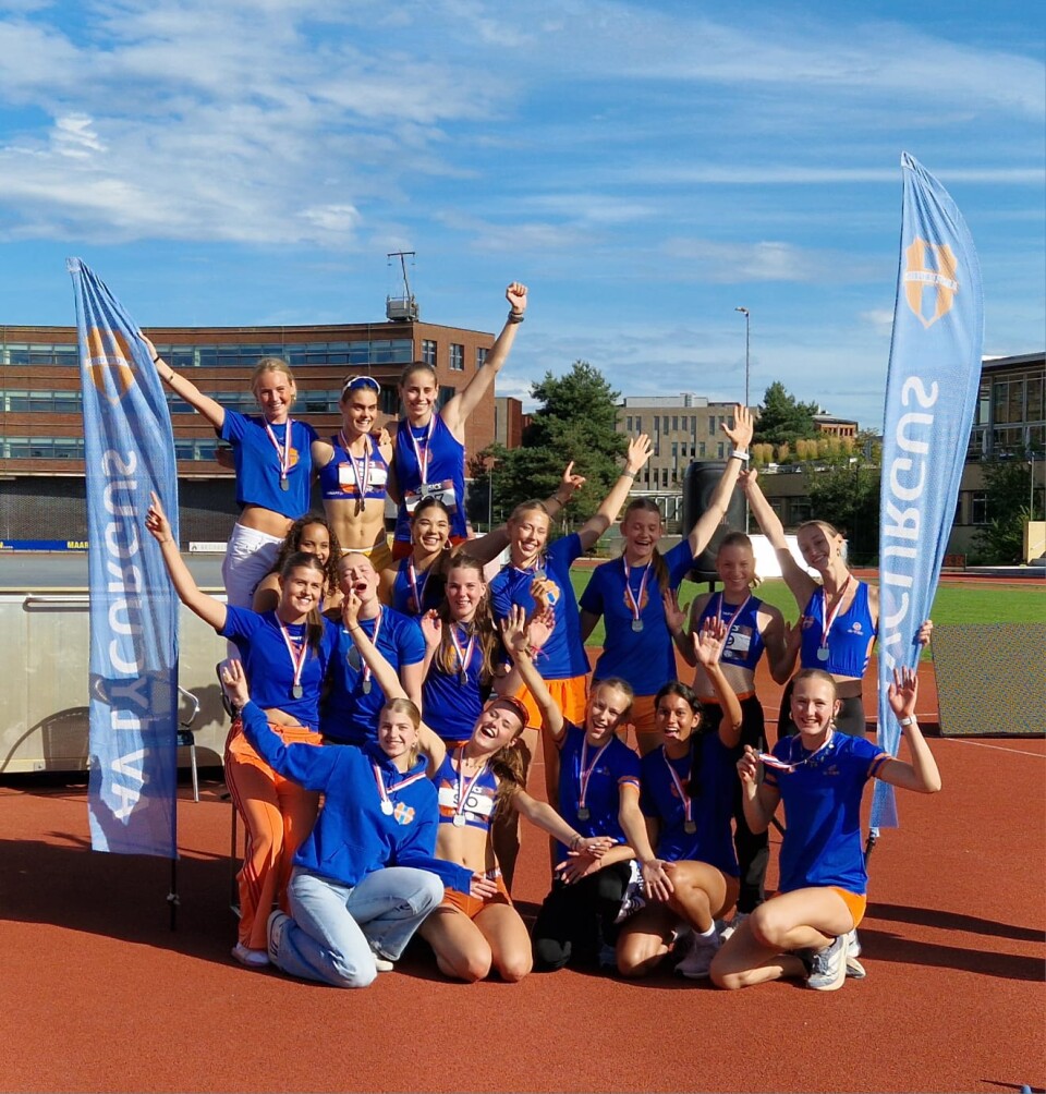 VU18 VU20 AV LYCURGUS grandioos tweede bij het NK Teams in Hilversum
